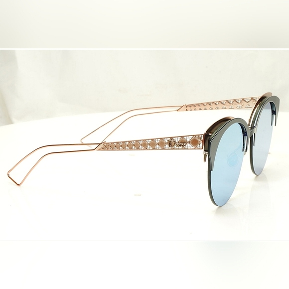 DIOR "DIORAMA CLUB" FBX/A4 55MM MATTE BLUE & PINK DESIGNER WOMEN'S SUNGLASSES - Picture 2 of 8